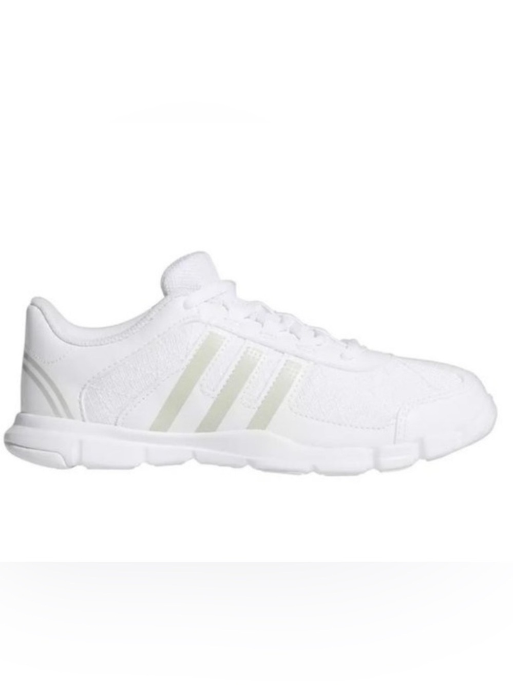 Adidas Triple Cheer C Field Hockey Shoes Youth Size 11K White Ortholite NIB NWT